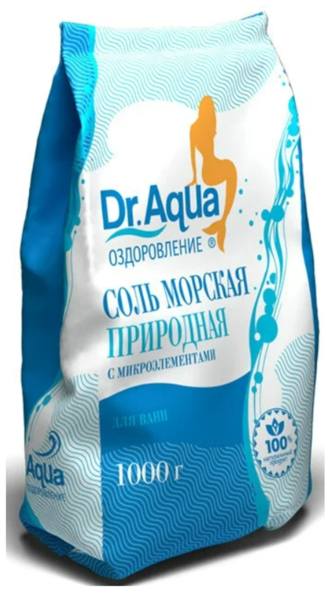 Соль морская Dr.Aqua природная, 1 кг