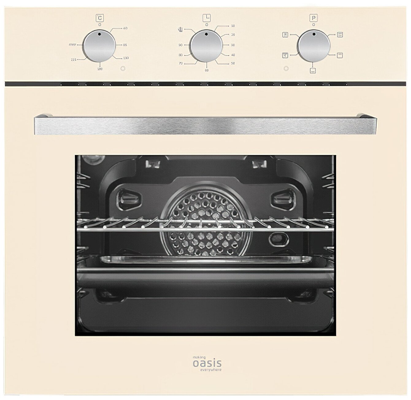 Электрический духовой шкаф Oasis D-MI5 (F) бежевый - фотография № 1