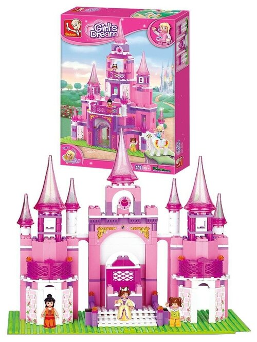 Sluban Конструктор «Розовая мечта: замок принцессы», 472 детали