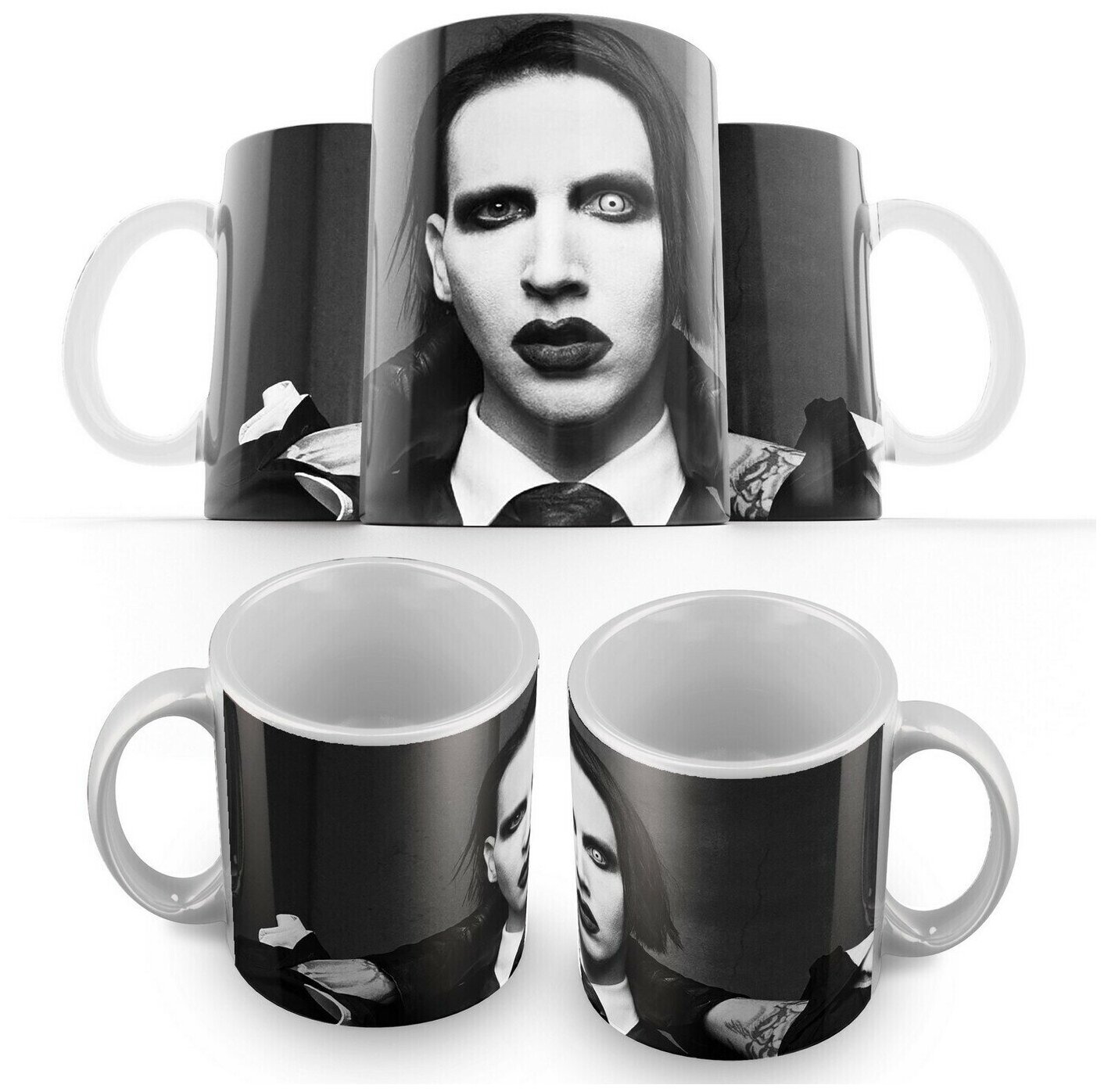 Кружка: Marilyn Manson(рокерская, kiss, Aerosmith) -2