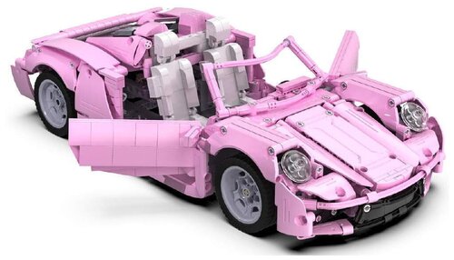 Конструктор CaDA спорткар Pink Holiday, масштаб 1:12, 1181 элемент - C61029W