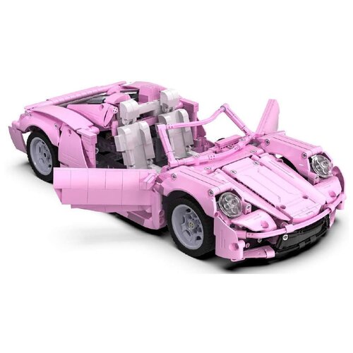 Конструктор CaDA спорткар Pink Holiday, масштаб 1:12, 1181 элемент - C61029W конструктор cada спорткар pagani z wind масштаб 1 12 959 деталей c61030w