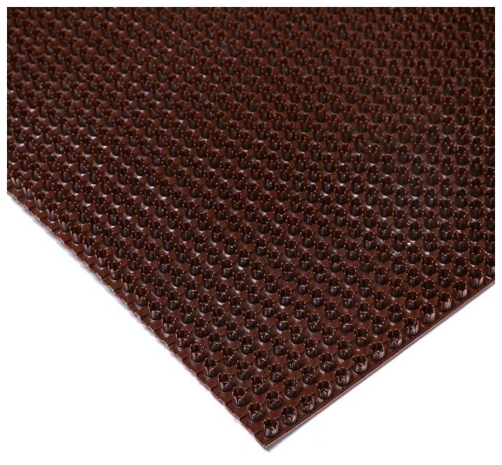 Покрытие ковровое щетинистое «Травка», 60×90 см, цвет тёмный шоколад - фотография № 4