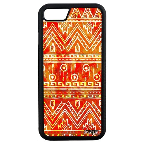 фото Простой чехол на // iphone se 2020 // "ацтекские мотивы" трайбл геометрический, utaupia, голубой