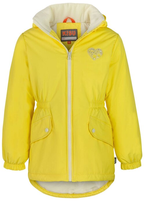 Куртка KISU, размер 110, желтый