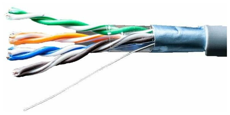 фото Кабель FTP 4х2х24AWG кат.5е медь Standart 305м (м) SUPRLAN 01-1031, 1м
