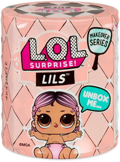 Кукла-сюрприз L.O.L. Surprise Lils Sisters Makeover, 556244/557081, 7 см