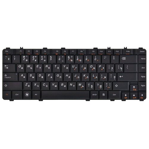 Клавиатура черная для Lenovo IdeaPad Y450 165000₽