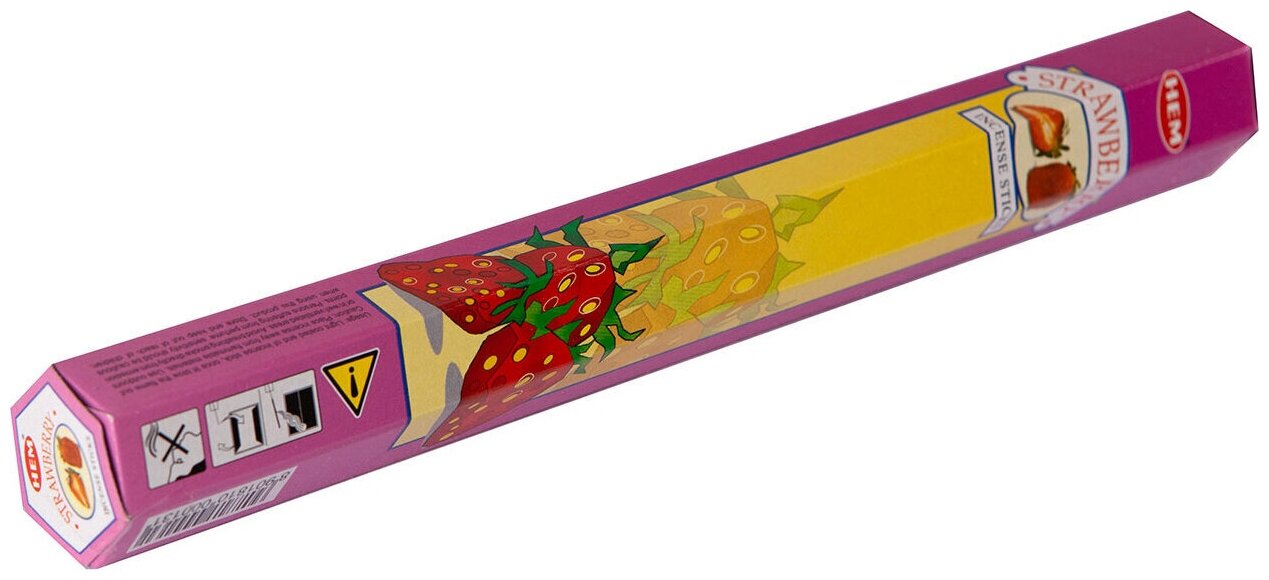 Благовония HEM "Strawberry" (Клубника), 20 палочек