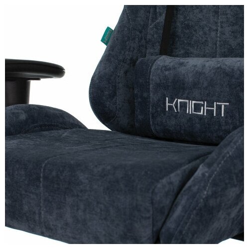 Кресло игровое Zombie VIKING KNIGHT Fabric синий Light-27 с подголов. крестовина металл VIKING KNIGHT LT27 - фотография № 9