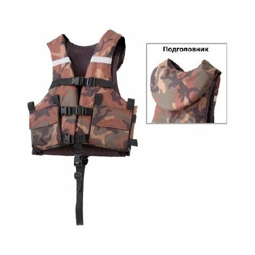 фото Tagrider жилет водно-страховочный с подголовником и карманами tagrider кмфз (разм.54)