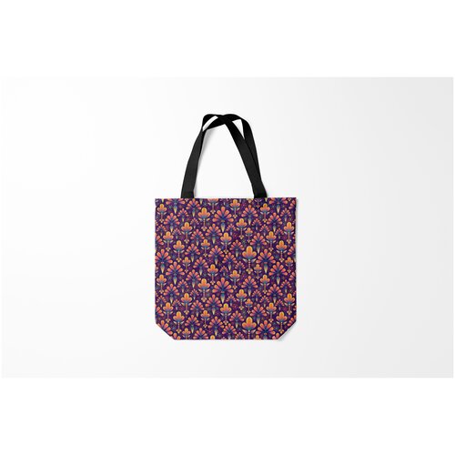 фото Сумка-шоппер / 40х40 см / популярные иллюстрации / узоры абстрактные burnettie