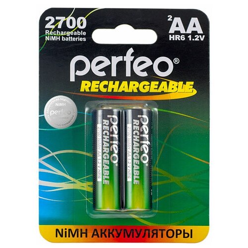 фото Аккумулятор perfeo aa2700mah/2шт