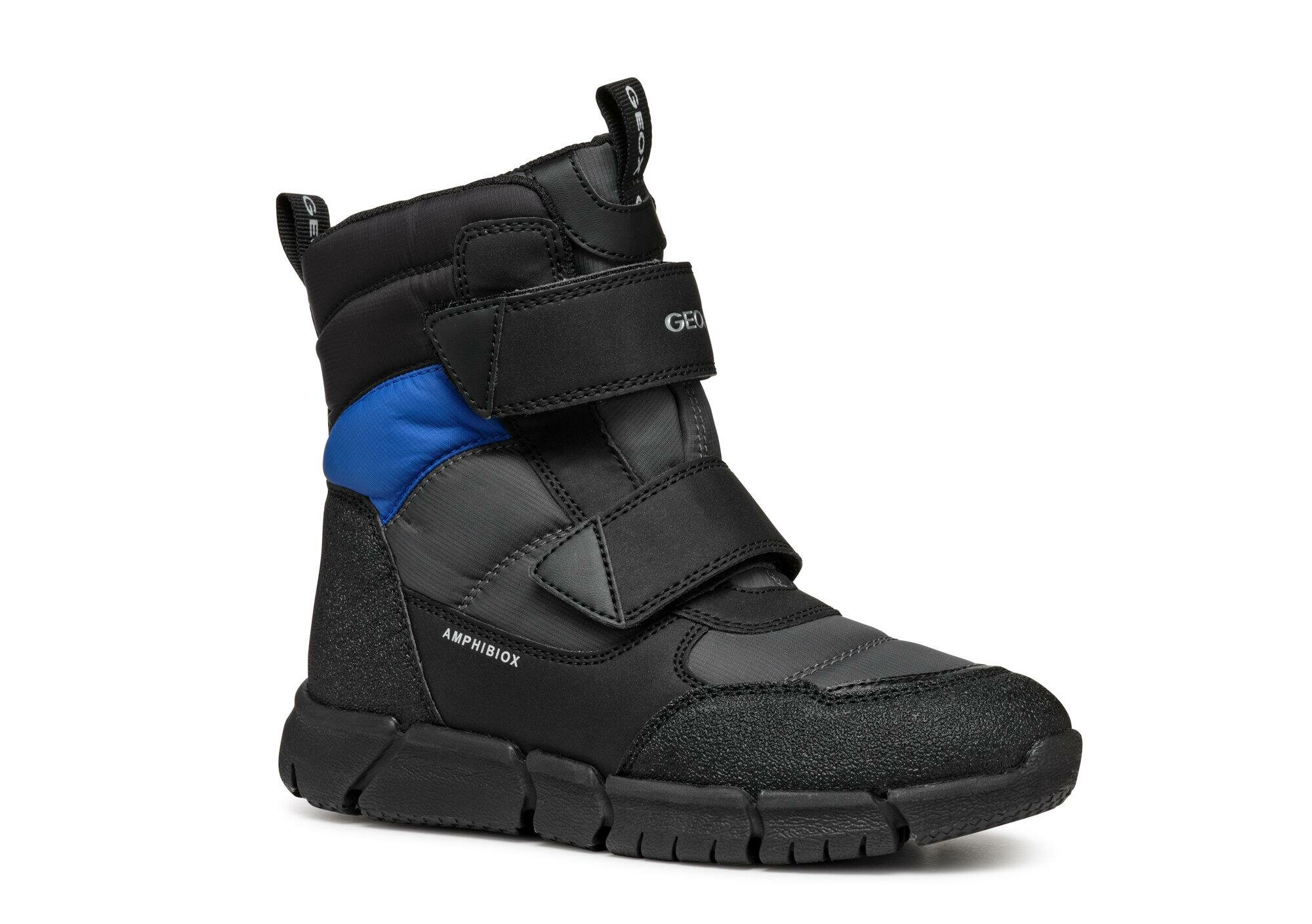 Полусапоги GEOX Flexyper ABX, размер 29 EU, темно-серый/королевский синий