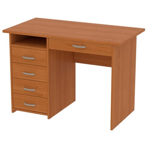 Стол Меб-фф Cтол с тумбой СТ-46Л цвет Вишня Оксфорд 110/60/76 см