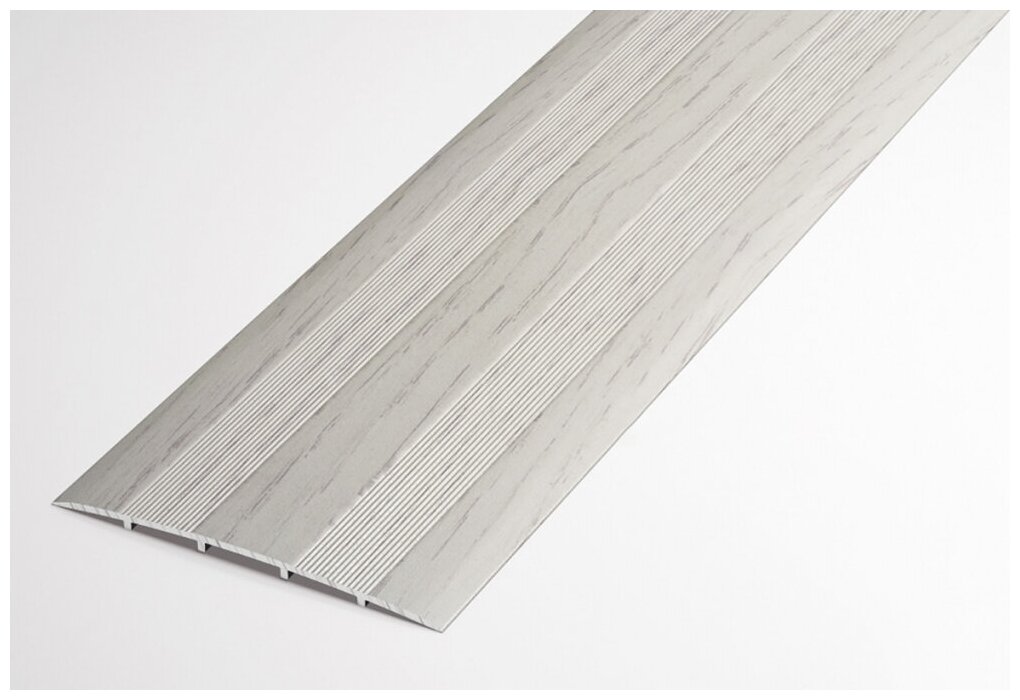 Порог прямой алюминиевый декоративный (78 мм, 1,8 м, Дуб арктик) лука УТ000002492