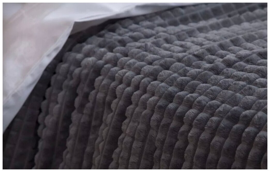 фото Плед кубик графит