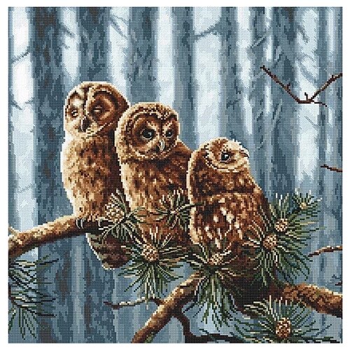 фото Набор для вышивания letistitch 946 семья сов
