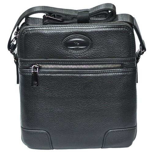 Сумка мессенджер Morelly Grande, фактура гладкая, черный