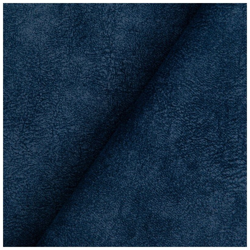 Ткань мебельная велюр ALASKA 77, синий, 1 метр, для обивки мебели, перетяжки, реставрации, рукоделия, штор