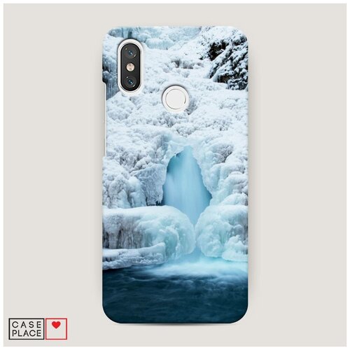 фото Чехол пластиковый xiaomi mi 8 зима 2 case place