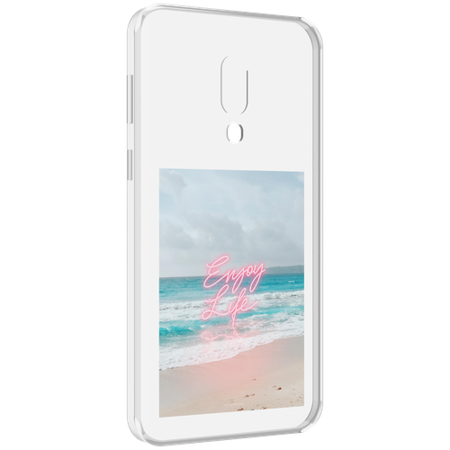 Чехол MyPads красивый пляж для Meizu 16 Plus / 16th Plus задняя-панель-накладка-бампер