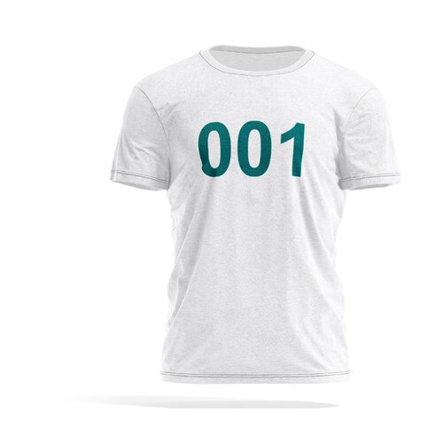 Футболка PANiN Brand, размер L, белый, бирюзовый printio спортивная футболка 3d 001 игрок в кальмара