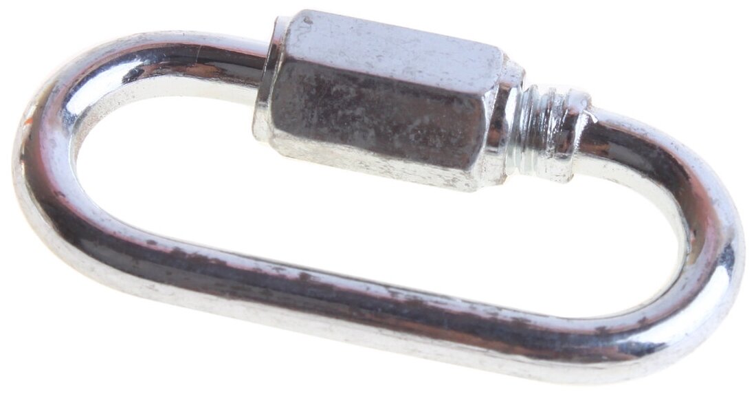 Карабин винтовой 4мм оцинкованный 200-04Е