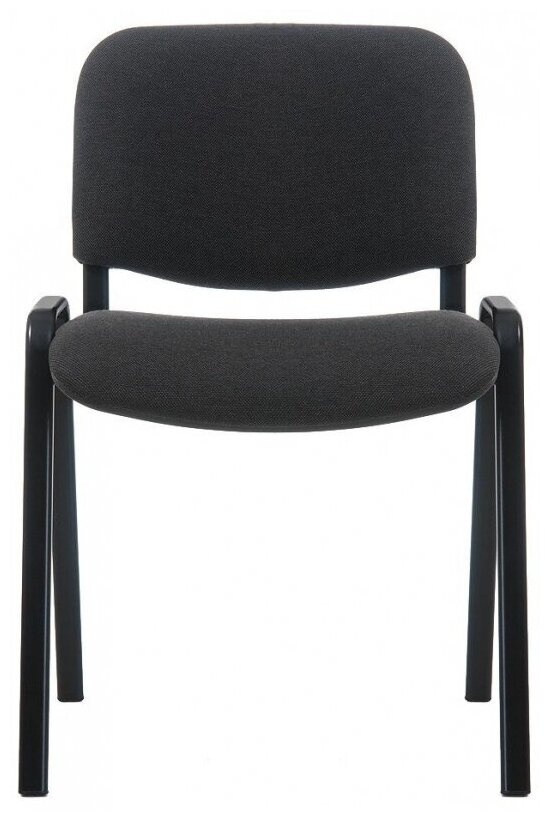 Easy Chair Стул FA_EChair Rio(изо) черн, ткань серая С-38/ТК-2 - фотография № 2