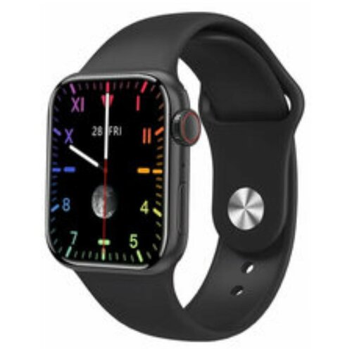 Умные смарт часы M26 Plus Smart Watch F.S.N. /Watches PRO6 /IOS/Android/Full touch экран/ беспроводная зарядка , приемом-ответ звонков 44 мм. /Черные/