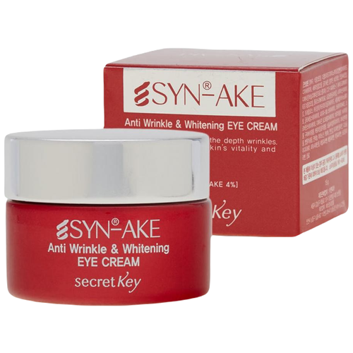 Secret Key SYN-AKE Anti wrinkle  Whitening EYE CREAM Крем для кожи вокруг глаз антивозрастной