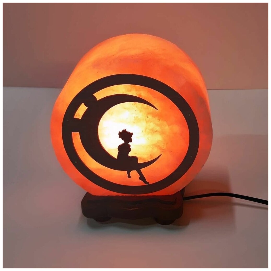 Солевая лампа «Мальчик на луне» Wonder Life 2-3 кг - фотография № 2