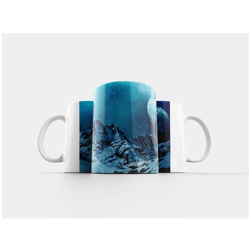 фото Кружка "снег, гора, зима" 320 мл lotsprints