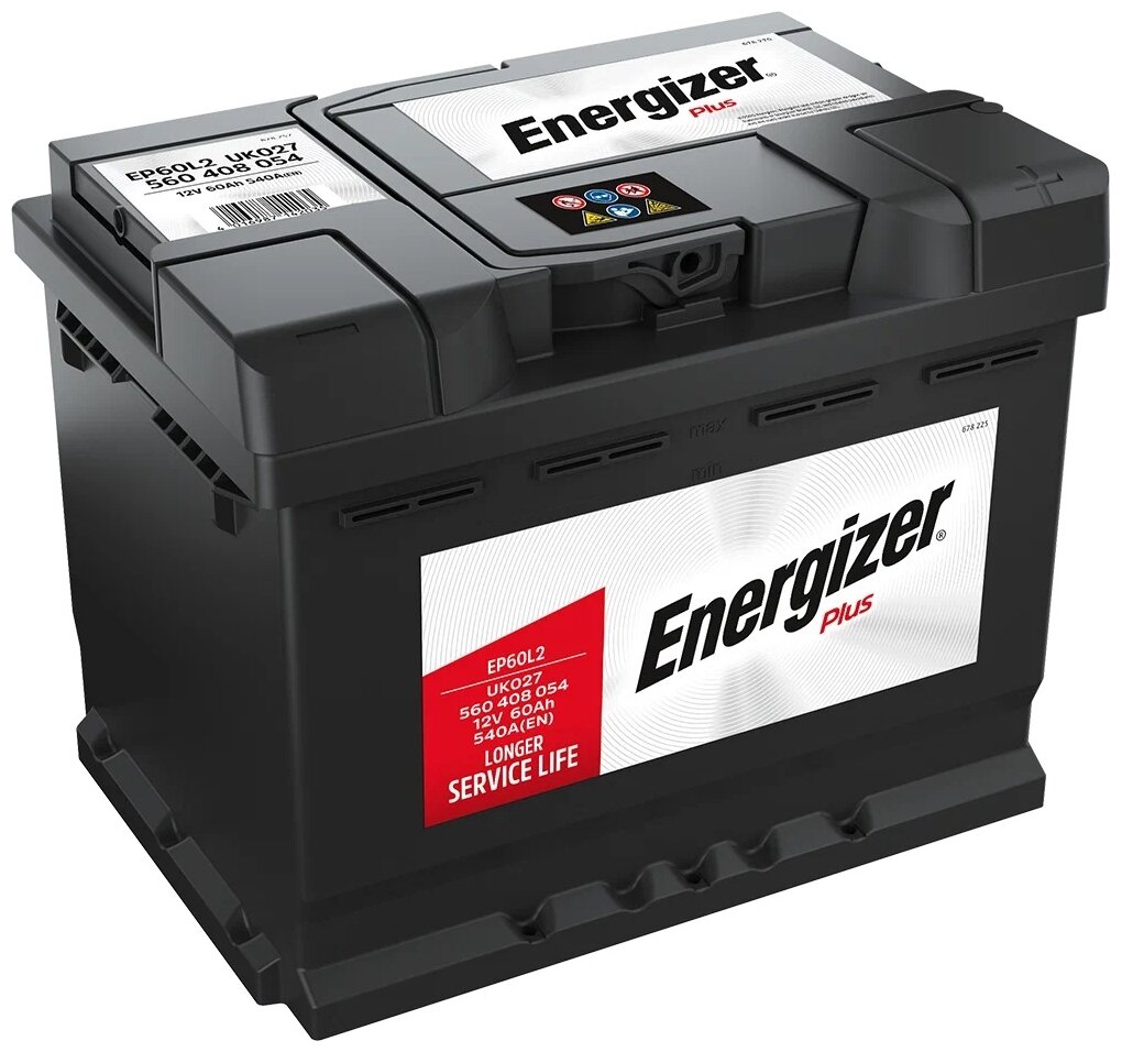 Автомобильный аккумулятор Energizer Plus EP60L2, 242х175х190 — купить в  интернет-магазине по низкой цене на Яндекс Маркете