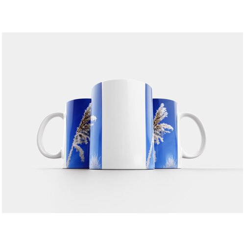 фото Кружка "иней, травинка, зима" 320 мл lotsprints