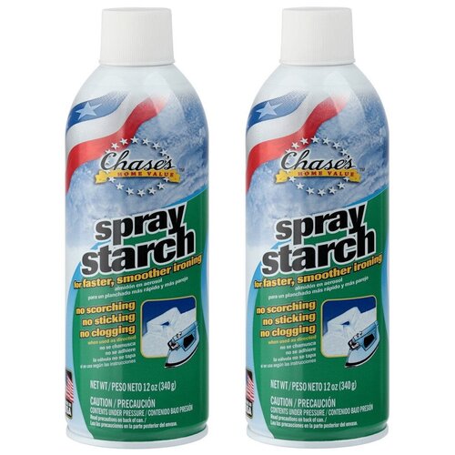 Спрей-крахмал для глажки Chase's Home Value Spray Starch, 340 гр - 2 штуки