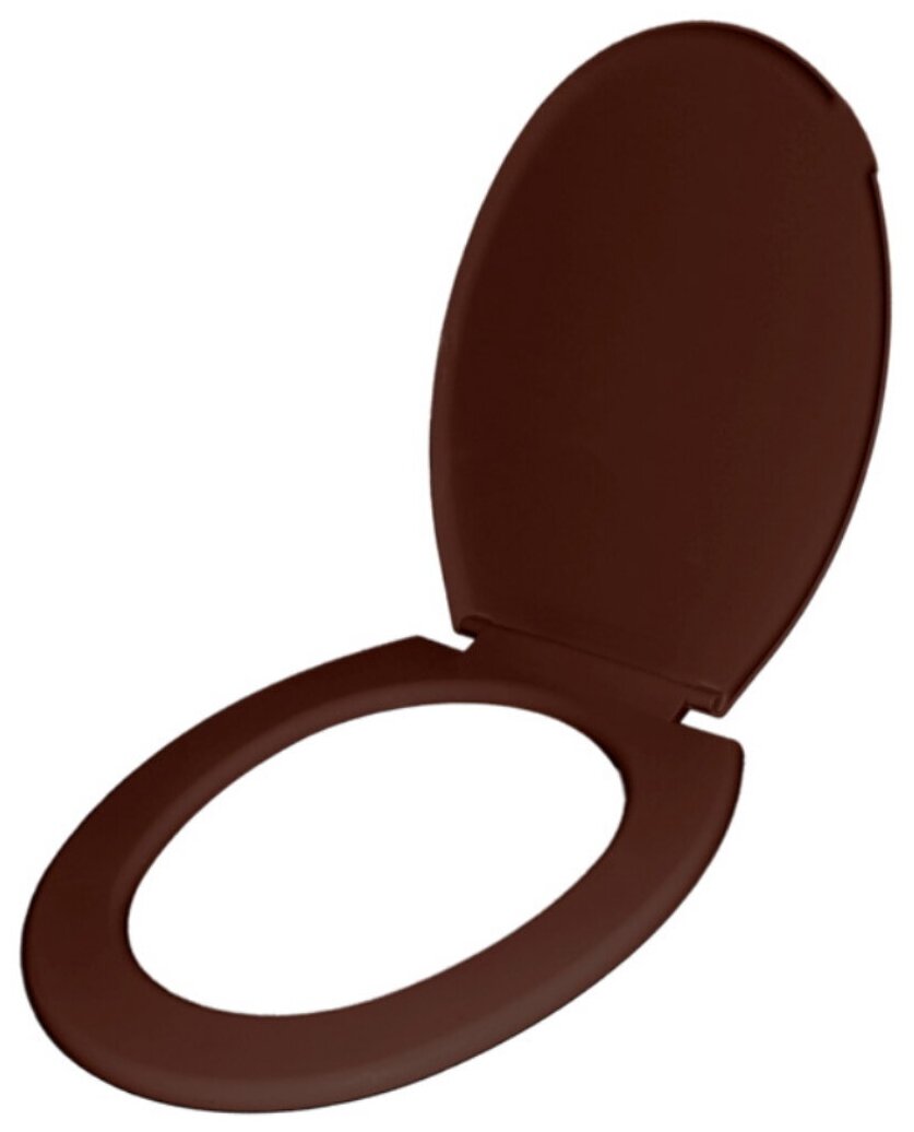 Сиденье для унитаза "Стандарт", коричневый, инкоэр (Россия), арт Стандарт-коричневый