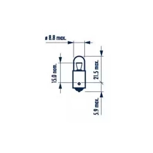 NARVA 171313000 Лампа T4W 12V 4W BA9s 10шт