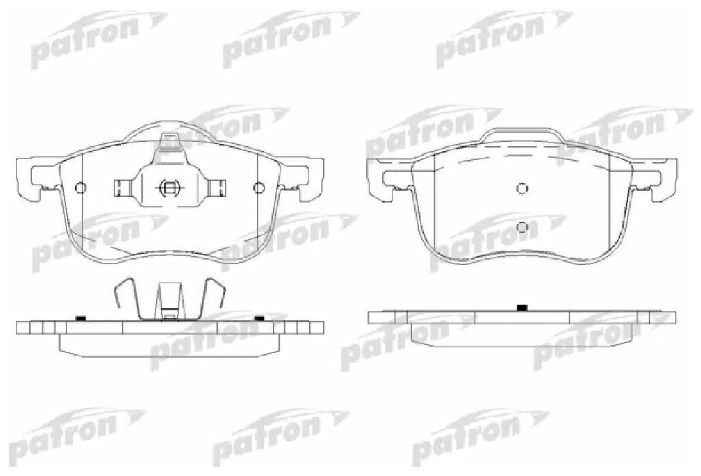 Колодки торм. пер. PATRON PBP1382 GDB1388