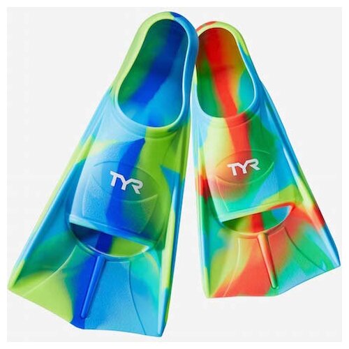 фото Ласты tyr stryker kids’ silicone fin, цвет - мульти;размер - xs;материал - силикон 100%