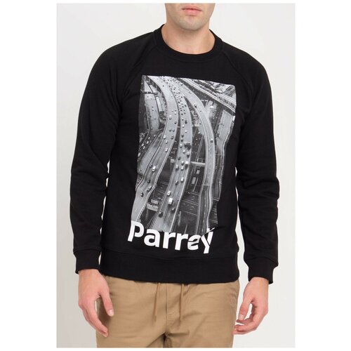 Свитшот Parrey, размер XS, черный свитшот parrey размер m черный