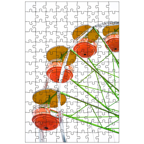 фото Магнитный пазл 27x18см."гигантское колесо, колесо обозрения, справедливая" на холодильник lotsprints