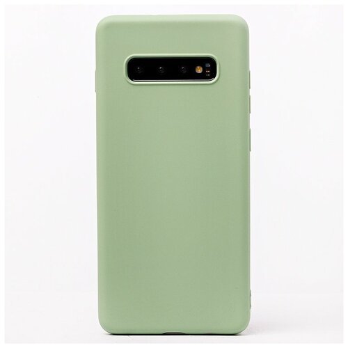 фото Чехол-накладка activ full original design для samsung galaxy s10 plus (g975f) (светло-зеленая) без бренда