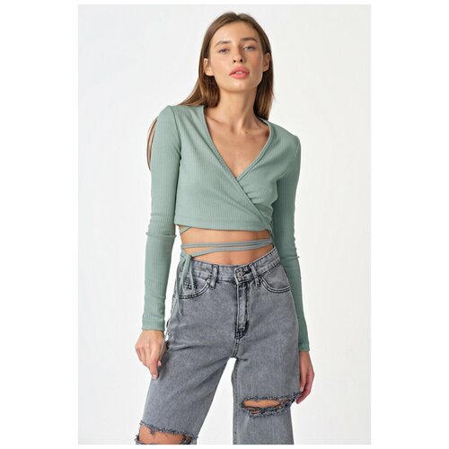 Топ FLY, размер 48, голубой