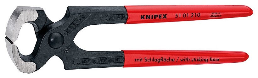 Клещи KNIPEX молоток торцевые плотницкие, 210 мм