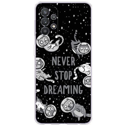 Силиконовый чехол на Samsung Galaxy A32 / Самсунг Галакси А32 Never stop dreaming силиконовый чехол на samsung galaxy j8 самсунг галакси джей 8 never stop dreaming