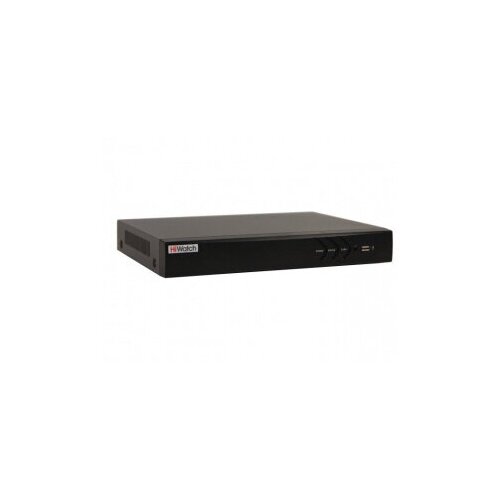 HiWatch Видеорегистратор гибридный HiWatch DS-H208UA(B) (8Мп, 8+2IP, AoC, H.265 Pro+, тр. вход 8/4 выход)