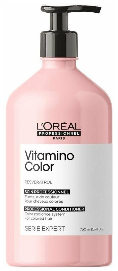 Loreal Professionnel Vitamino Color Resveratrol - Лореаль Витамино Колор Ресвератрол Кондиционер для окрашенных волос, 750 мл NEW -