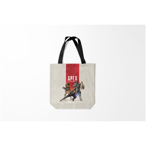 фото Сумка-шоппер / 40х40 см / геймерам / разные игры apex legends burnettie