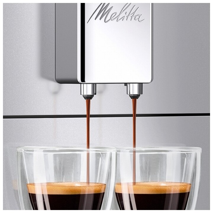 Кофемашина Melitta Caffeo F 230-101 Purista серебро - фотография № 4